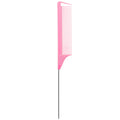 1pcs stainless steel pointed tail hair comb professional hair comb hair brush salon hair styling tool hair comb